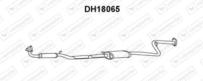 Предглушитель выхлопных газов VENEPORTE DH18065 для DAIHATSU CHARADE