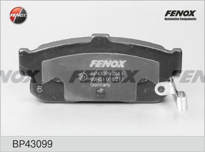 Комплект тормозных колодок, дисковый тормоз FENOX BP43099 для NISSAN AVENIR