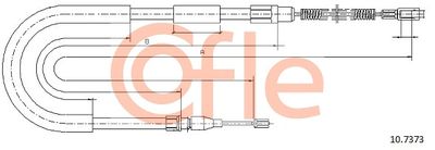 Тросик, cтояночный тормоз COFLE 10.7373 для VW TRANSPORTER