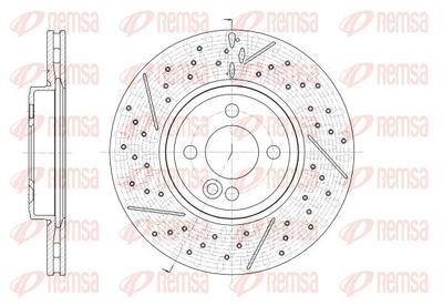 Tarcza hamulcowa REMSA 62543.10