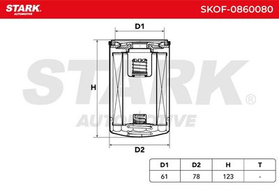 маслен филтър STARK SKOF-0860080