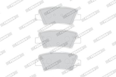 BREMSBELAGSATZ SCHEIBENBREMSE FERODO FDB4833 1