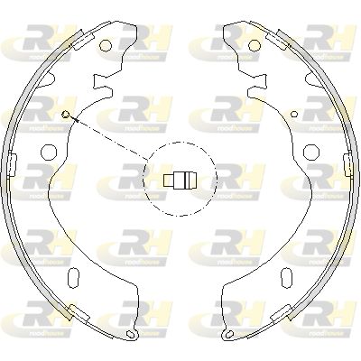Комплект тормозных колодок ROADHOUSE 4224.00 для ISUZU D-MAX