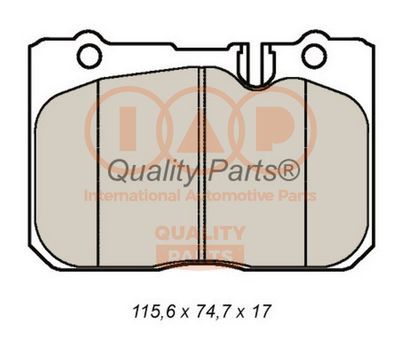 Комплект тормозных колодок, дисковый тормоз IAP QUALITY PARTS 704-17143 для LEXUS LS