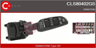 Выключатель на рулевой колонке CASCO CLS80402GS для SSANGYONG TIVOLI