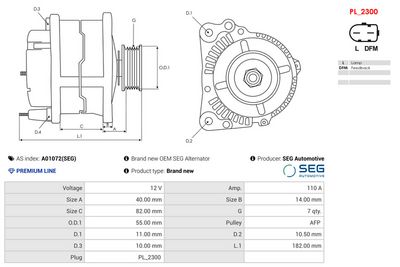 GENERATOR / ALTERNATOR