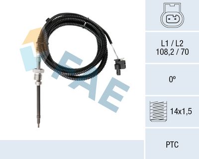 Vorschau Sensor, Abgastemperatur