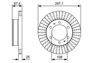 Brake Disc 0 986 479 A96