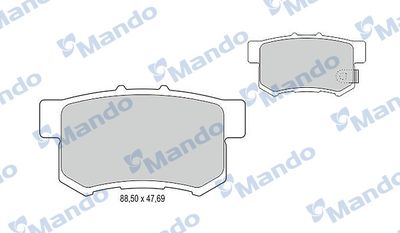 MANDO MBF015507 Тормозные колодки и сигнализаторы  для SUZUKI KIZASHI (Сузуки Kизаши)