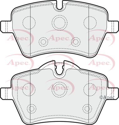 Brake Pad Set APEC PAD1577