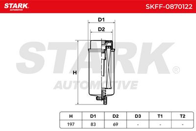 горивен филтър STARK SKFF-0870122