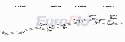 Układ wydechowy EUROFLO RNTRA21D7001H
