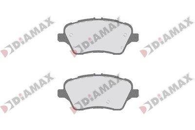 Комплект тормозных колодок, дисковый тормоз DIAMAX N09764 для FORD B-MAX