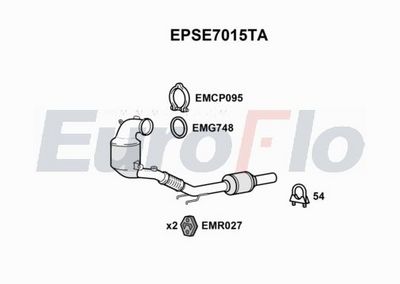 Katalizator EUROFLO 6C0254503X