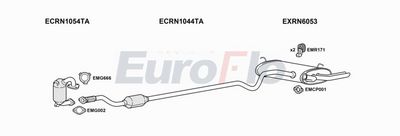Układ wydechowy EUROFLO RNLAG22D1015A00