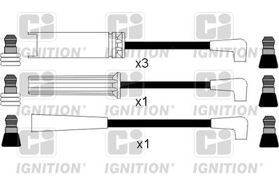 Комплект проводов зажигания QUINTON HAZELL XC417 для DAEWOO ESPERO