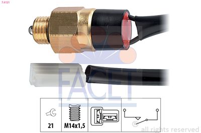 Spínač, světlo zpátečky FACET 7.6121