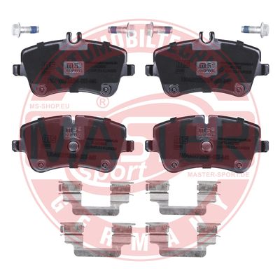 Zestaw klocków hamulcowych, hamulce tarczowe MASTER-SPORT GERMANY 13046027262N-SET-MS