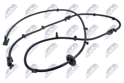 Plovimo skysčio purkštukas, priekinis langas