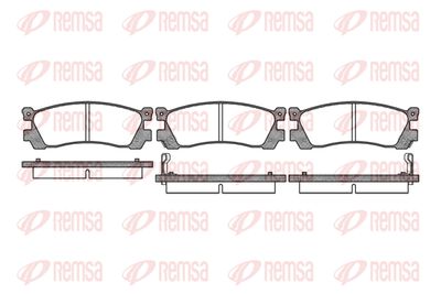 Комплект тормозных колодок, дисковый тормоз REMSA 0399.02 для MAZDA MPV