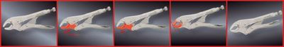 Ks Tools - Kliešte samosvorné 175mm