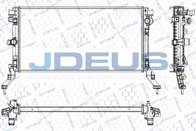 Радиатор, охлаждение двигателя JDEUS RA0231020 для RENAULT LAGUNA