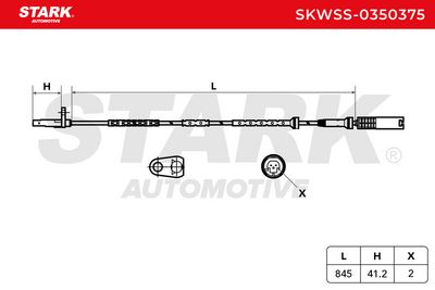 датчик, обороти на колелото STARK SKWSS-0350375