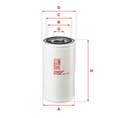 Filtru ulei SOFIMA S 3589 R