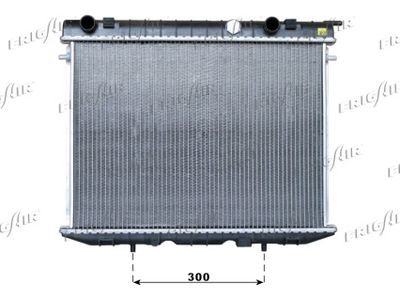 Радиатор, охлаждение двигателя FRIGAIR 0107.3051 для OPEL FRONTERA