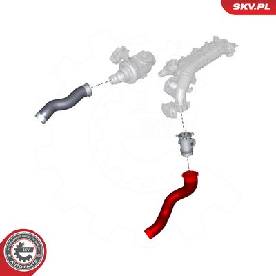 Hadička plnícího vzduchu SKV 24SKV890