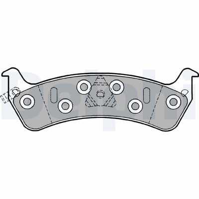 Brake Pad Set, disc brake LP1184