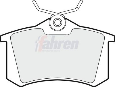 Fahren Brake Pad Set, disc brake FBP3005