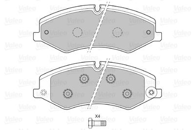 Brake Pad Set, disc brake 601324