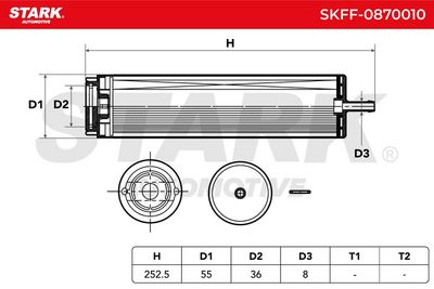горивен филтър STARK SKFF-0870010