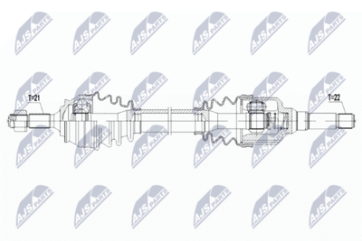 Wał napędowy NTY NPW-CT-095