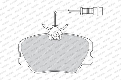 SET PLACUTE FRANA FRANA DISC FERODO FDB415 1