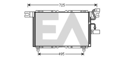 EACLIMA 30C29004 Радиатор кондиционера  для ISUZU TROOPER (Исузу Троопер)