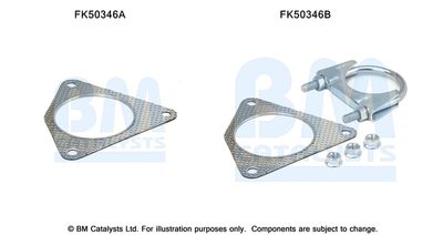Zestaw montażowy, rura wydechowa BM CATALYSTS FK50346