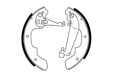 Комплект тормозных колодок E.T.F. 09-0345 для TALBOT 1307-1510