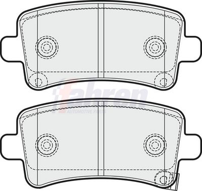 Fahren Brake Pad Set, disc brake FBP3258