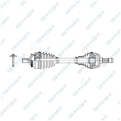 полуоска GSP 262057OL