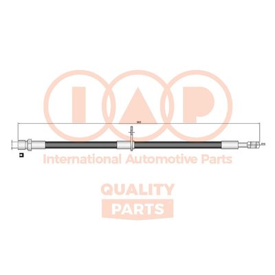 Тормозной шланг IAP QUALITY PARTS 708-15053 для SUBARU LEGACY