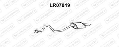 Глушитель выхлопных газов конечный VENEPORTE LR07049 для LAND ROVER DISCOVERY