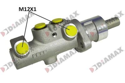 Главный тормозной цилиндр DIAMAX N04447 для FORD MONDEO