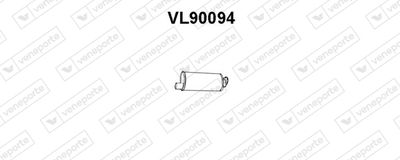 VENEPORTE VL90094 Глушитель выхлопных газов  для VOLVO 780 (Вольво 780)