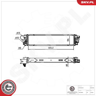 Chladič turba ESEN SKV 98SKV003