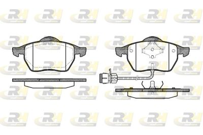 Bremsbelagsatz, Scheibenbremse