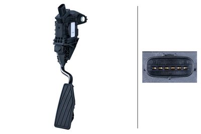 HELLA Sensor, accelerator pedal position 6PV 312 094-011