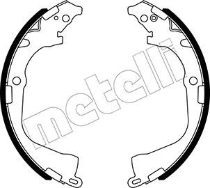 Комплект тормозных колодок METELLI 53-0529 для VW AMAROK