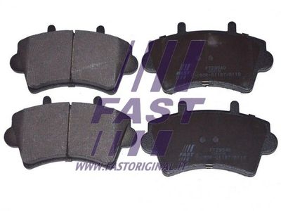 Комплект тормозных колодок, дисковый тормоз FAST FT29540 для RENAULT MASTER